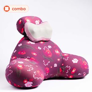 Combo Encosto Conforto Estampa Floral + Massageador Orbit + Capa