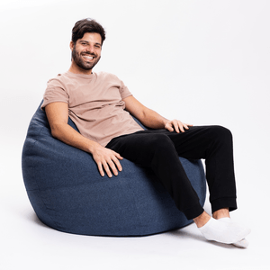 Puff Beanbag MAXI Jeans Escuro