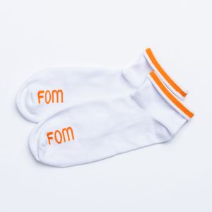 Meia Fom Cano Curto Fio Emana Branco