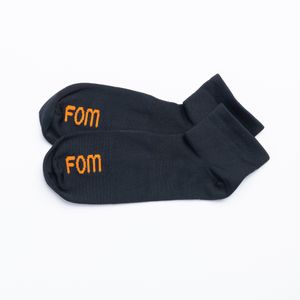 Meia Fom Cano Curto Fio Emana Preto