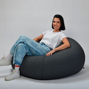 Kit Puff Hygge Mescla Escuro + Massageador Orbit Preto